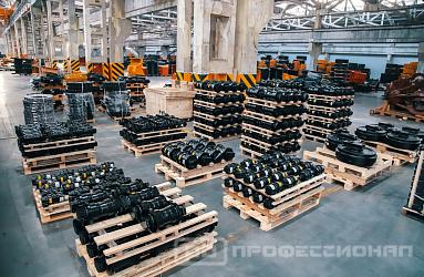 200 тонн элементов ходовой части поступило на склад